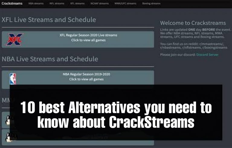 10 best Alternatives you need to know about CrackStreams