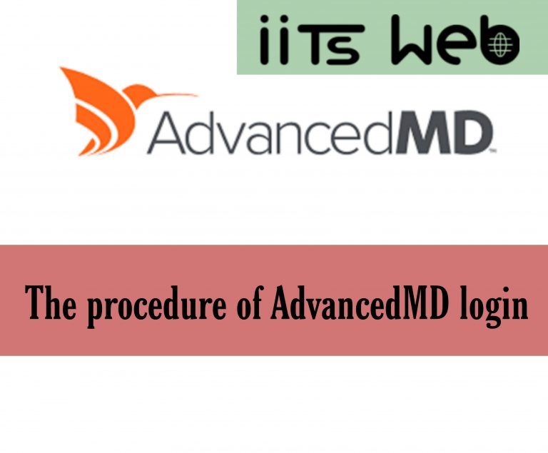 The procedure of AdvancedMD login