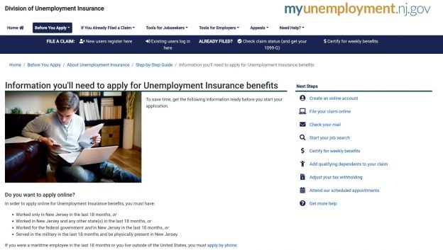 Njuifile net – Claim New Jersey Unemployment Benefits