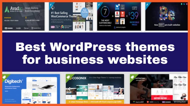 Best WordPress themes for business websites